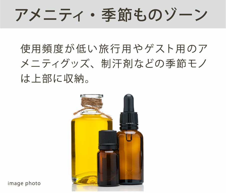 アメニティ・季節ものゾーン