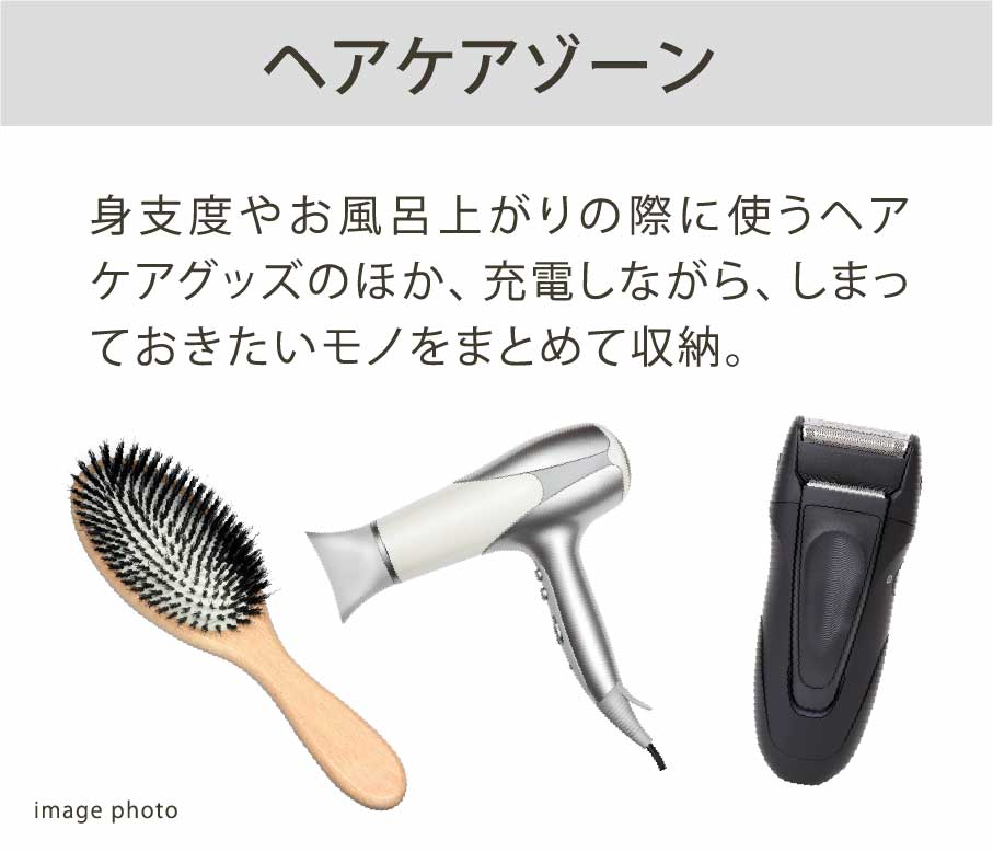 ヘアケアゾーン