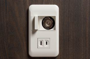 ガスコック付きコンセント