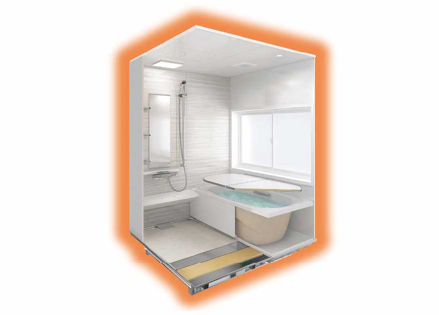 浴室全体の保温材