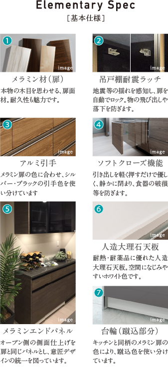 Elementary Spec［基本仕様］