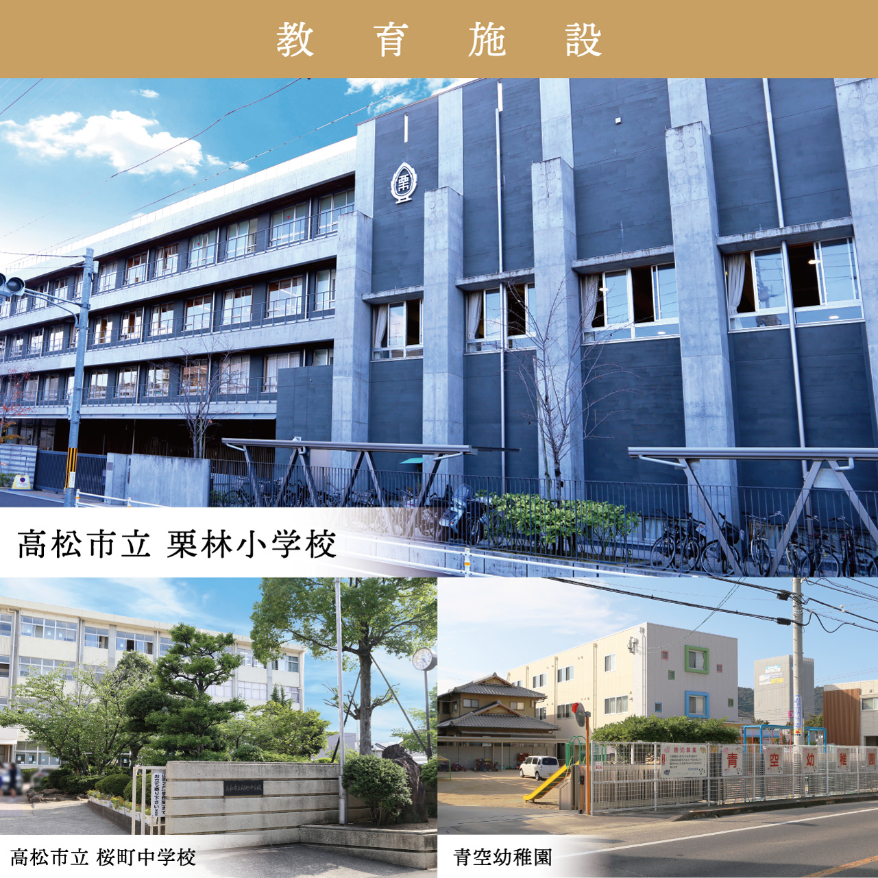 栗林小学校・桜町中学校区