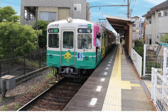 ことでん長尾線「林道」駅