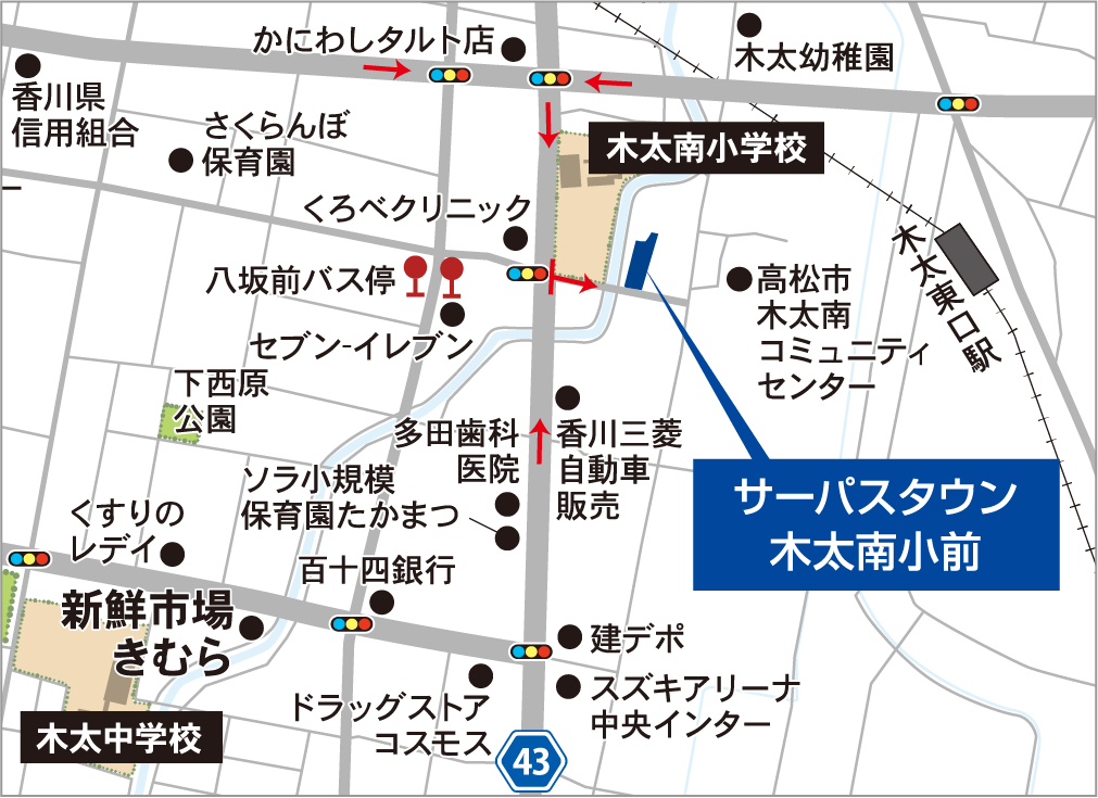 アクセスマップ狭域