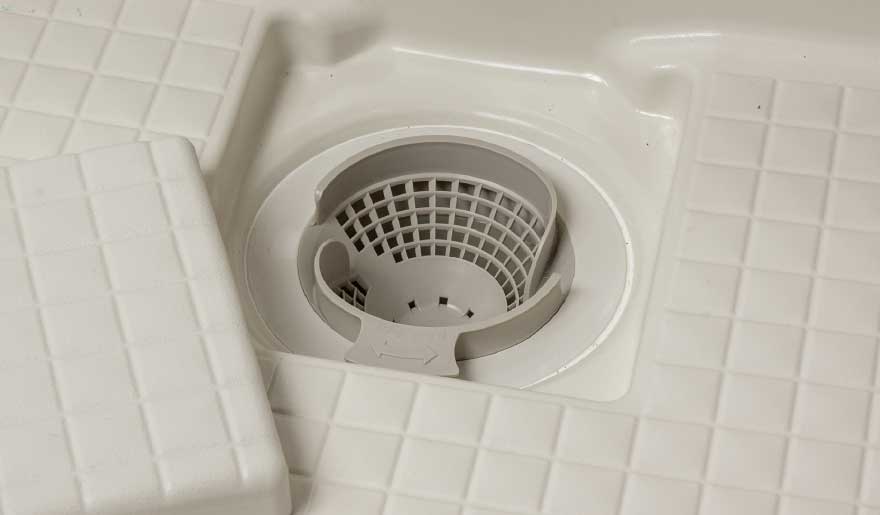 パッとくるりんポイ排水口