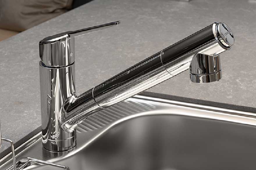 浄水器一体型シャワー水栓