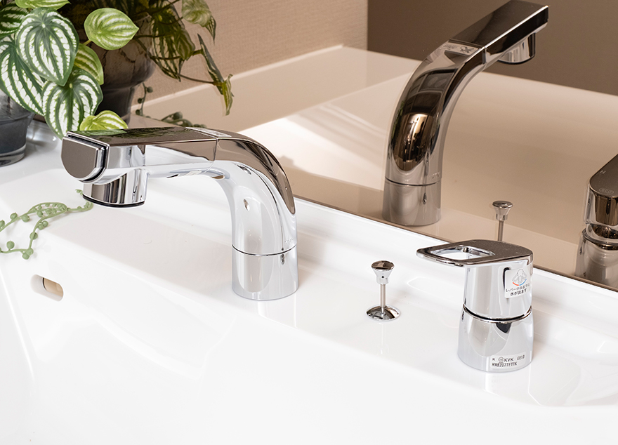 シングルレバー式混合水栓