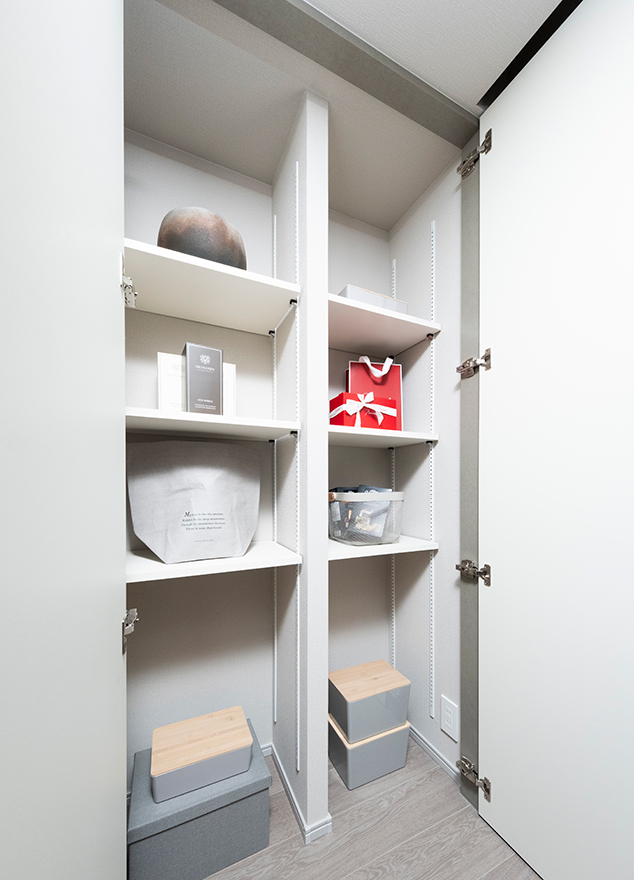 コンセント付収納