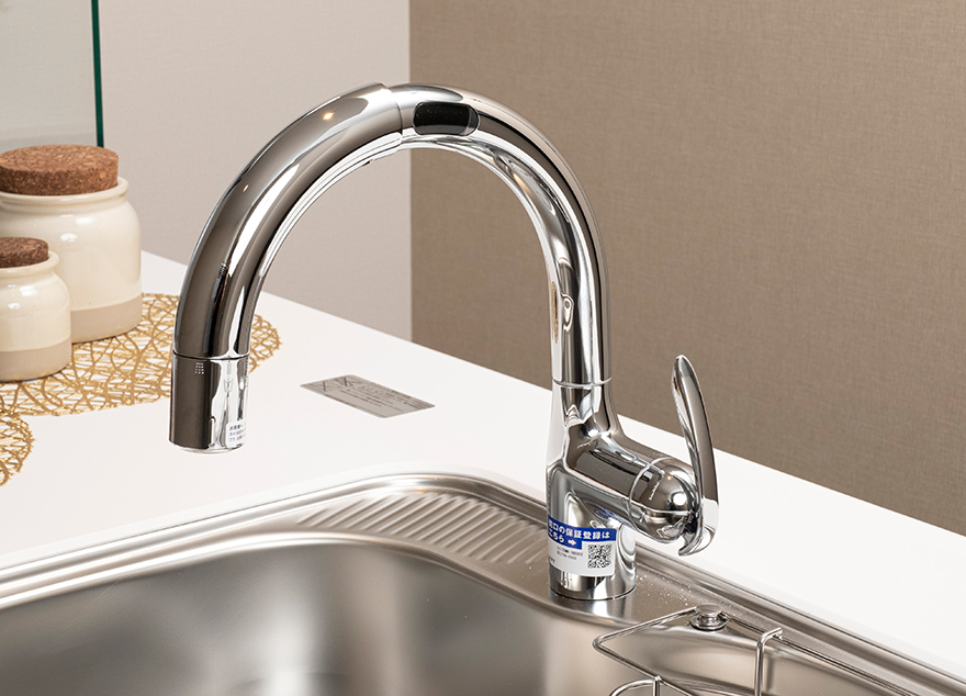 浄水器一体型タッチレス水栓