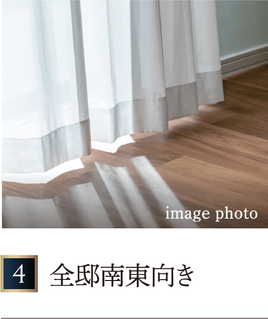 全邸南東向き