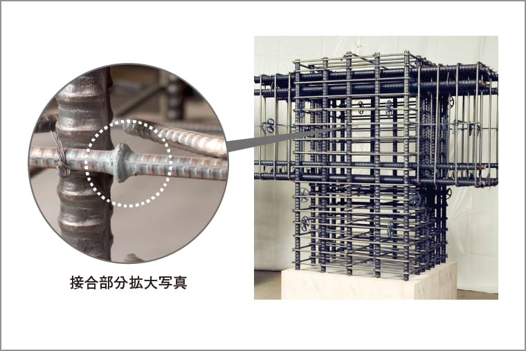 溶接閉鎖型鉄筋(参考写真)
