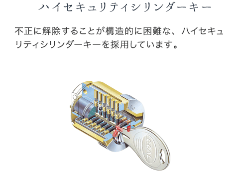 ハイセキュリティシリンダーキー